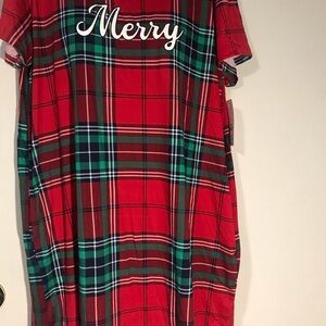 Red and Green Plaid 'Merry' Dress